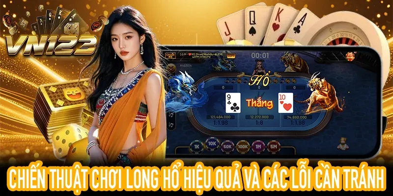 Bàn chơi Poker trực tuyến với chip và lá bài